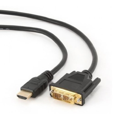 Cavo gembird hdmi / dvi m/m 3m nero [cc-hdmi-dvi-10]