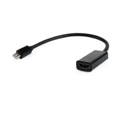Adattatore gembird mini displayport a hdmi nero [a-mdpm-hdmif-02]