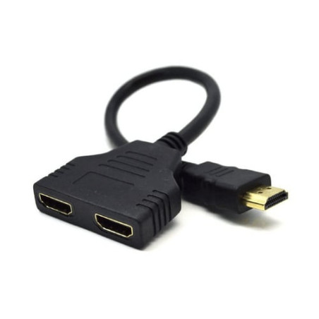Adattatore gembird hdmi a 2x hdmi m/f nero [dsp-2ph4-04]