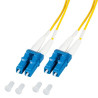 Cavo fibra ottica techly lc/lc 9/125 monomodale 1m os2