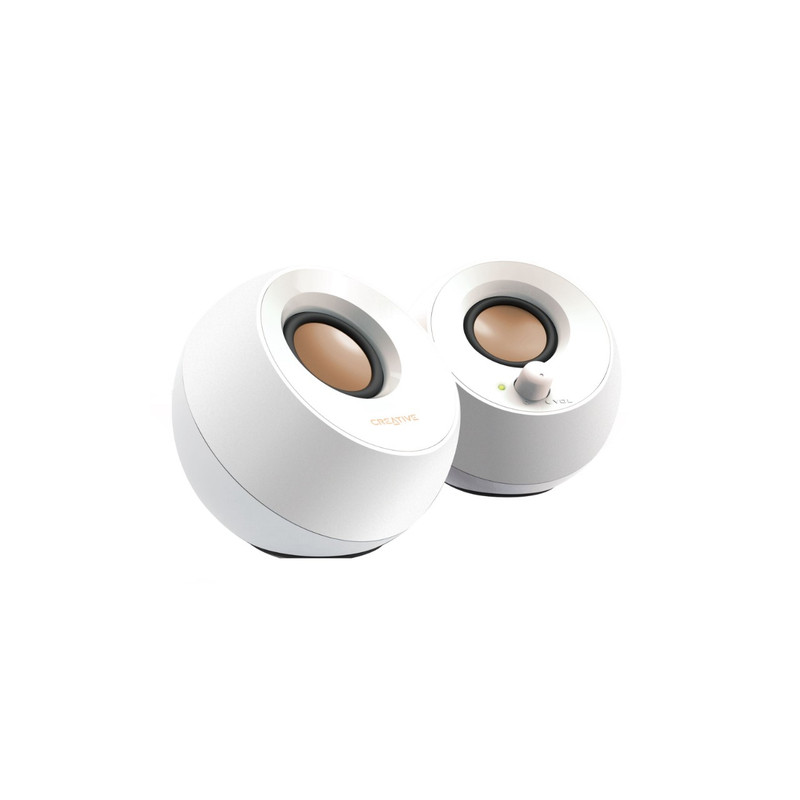 Altoparlanti creative pebble 2.0 usb bianco [51mf1680aa001]