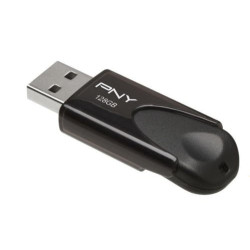Pen drive 128gb pny attache 4 usb 2.0 nero [fd128att4-ef]