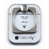 Supporto anello techly per smartphone argento