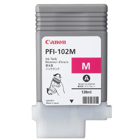 Cartuccia canon magenta pfi-102m ipf500/600/700 [0897b001]
