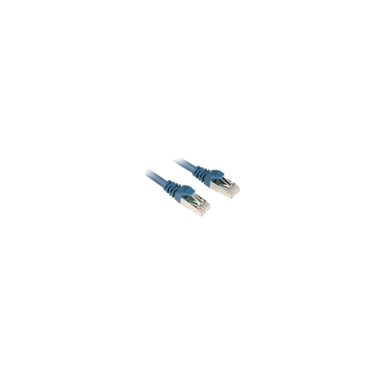 Cavo di rete sharkoon rj45 cat.6 sftp 0,25m blu [4044951014682]