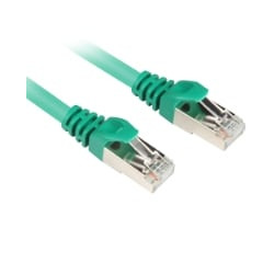 Cavo di rete sharkoon rj45 cat.6 sftp 0,25m verde [4044951014828]