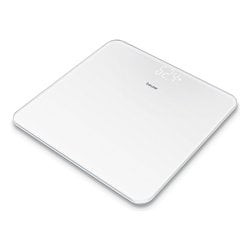 Bilancia pesapersone beurer digitale max 180kg bianco [gs225]