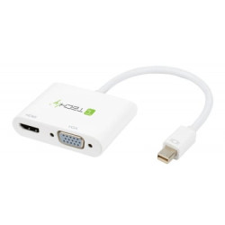 Adattatore techly mini displayport ad hdmi/vga