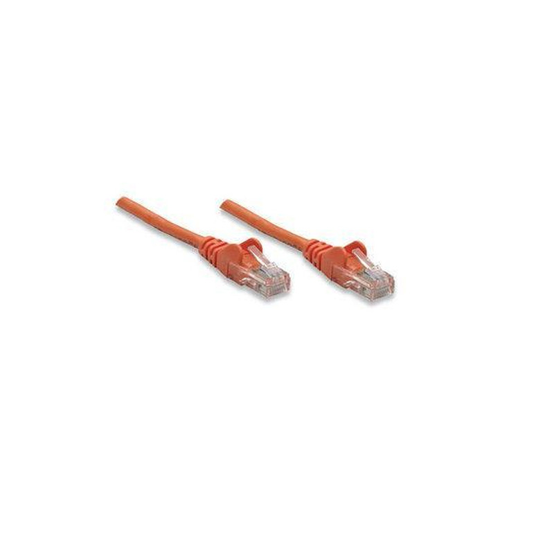 Cavo di rete patch intellinet cat. 6 utp in rame 1m arancio