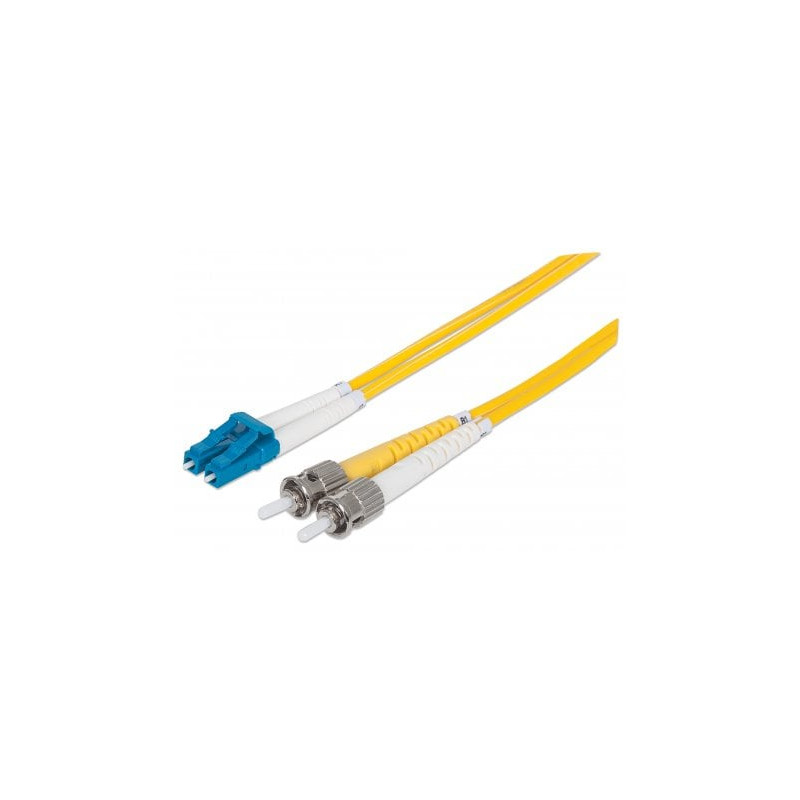 Cavo fibra ottica intellinet st/lc 9/125 monomodale os2 10m giallo