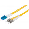 Cavo fibra ottica intellinet st/lc 9/125 monomodale os2 10m giallo