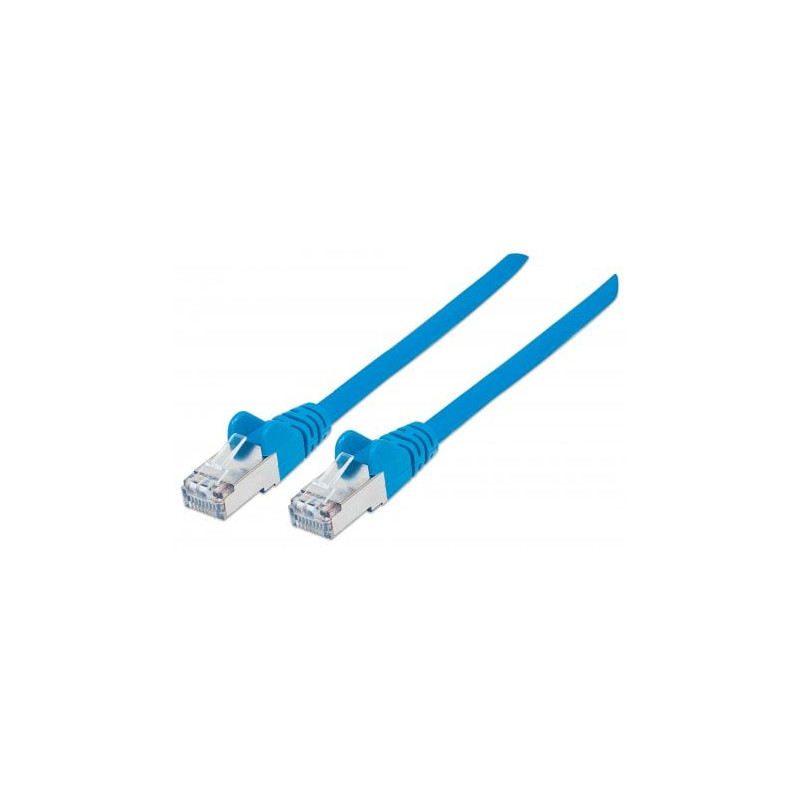 cavo di rete patch intellinet cat.7 plug rj45 6a s/ftp lszh 0.25m