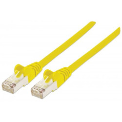 Cavo di rete patch intellinet cat.7 plug rj45 6a s/ftp lszh 0.5m