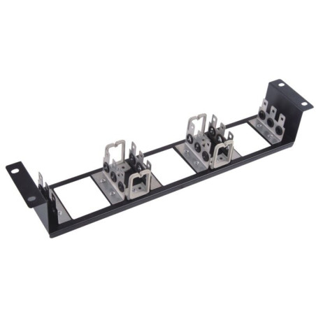 Subrack 19'' arretrato per moduli lsa 2u