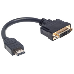 Adattatore manhattan hdmi a dvi-d m/f