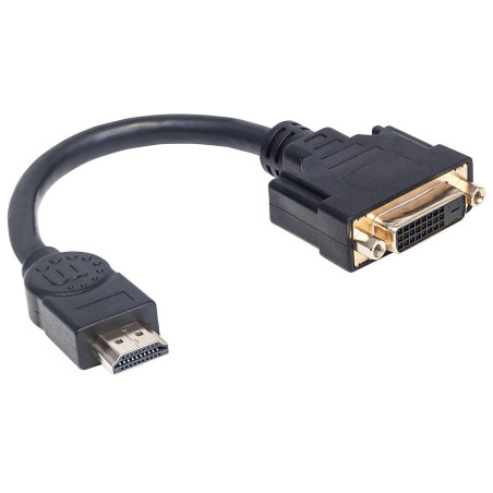 adattatore manhattan hdmi a dvi-d m/f