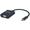 Adattatore manhattan usb-c 3.1 a vga m/f nero