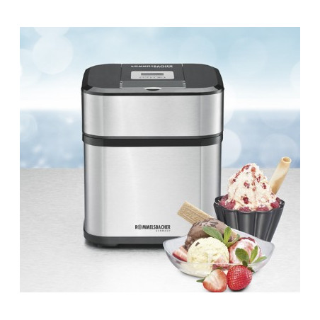 Gelatiera rommelsbacher im 12 nero-acciaio [im 12]