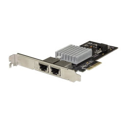 Scheda di rete startech ethernet a 2 porte pcie 10gbase-t / nbase-t