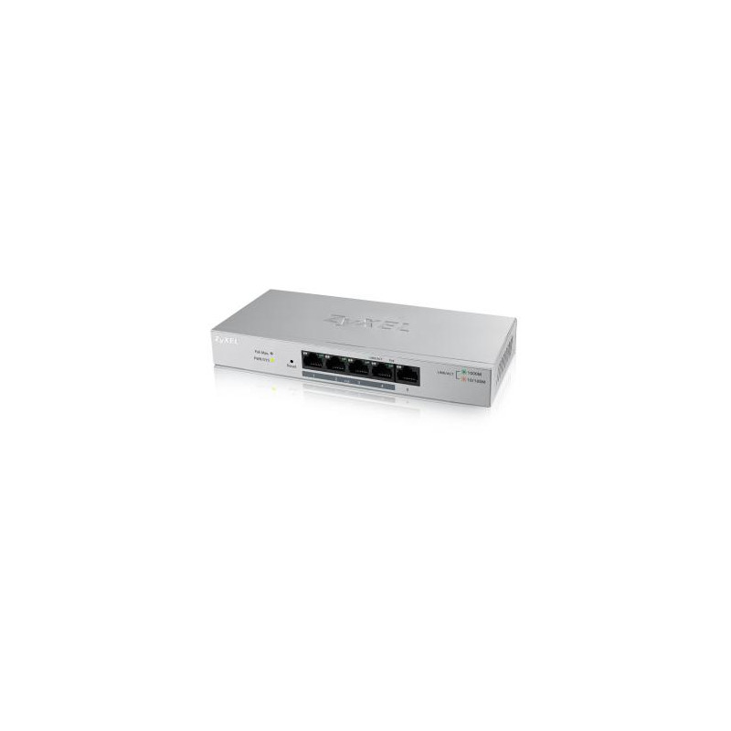 Switch zyxel rj-45 5 porte gigabit ethernet (10/100/1000) argento