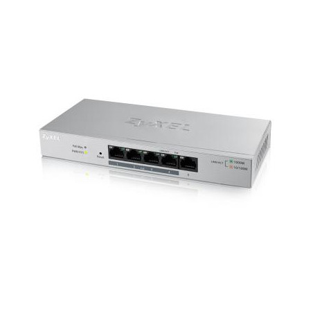 Switch zyxel rj-45 5 porte gigabit ethernet (10/100/1000) argento