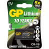 Batteria gp battery litio 9v longest lasting