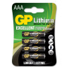 Pila gp battery 4 pz. litio mini stilo aaa 1,5v/24lf longest lasting