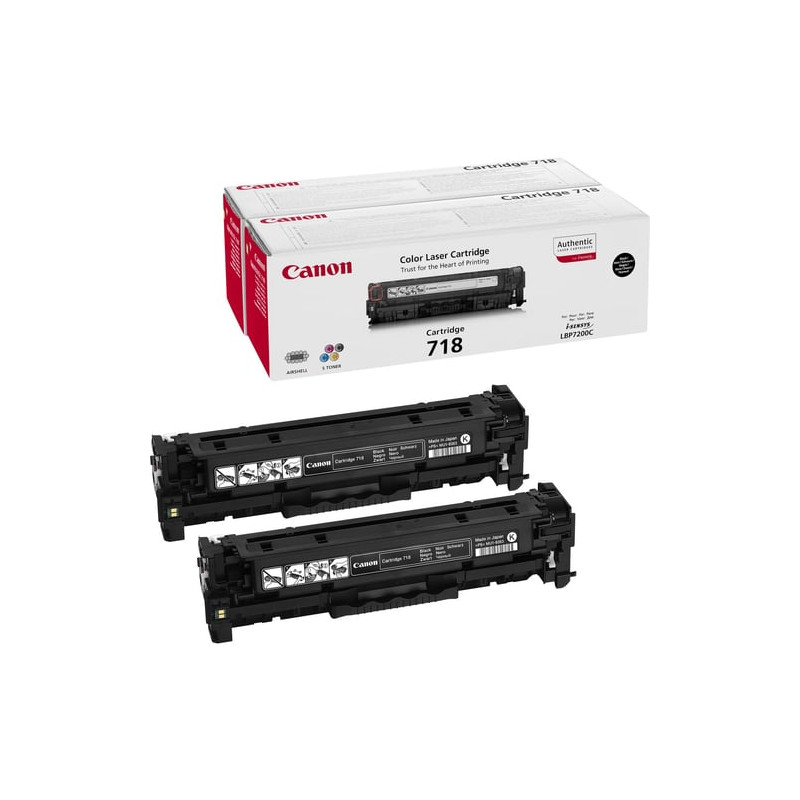 Toner originale canon 2 pz. nero lbp7200 mf8330 mf8350 [2662b005]