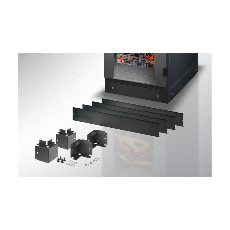 Zoccolo intellinet 600 x 1200mm per armadi rack nero