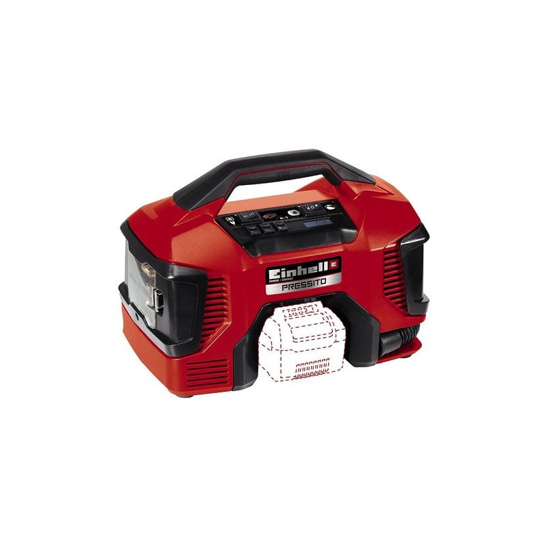 Compressore ibrido einhell pressito power x-change [4020460]