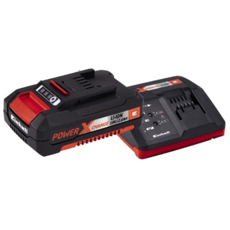starter kit einhell batteria e caricabatterie 18v 4,0ah power x-change