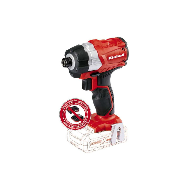 Avvitatore einhell te-ci 18 li brushless solo power x-change