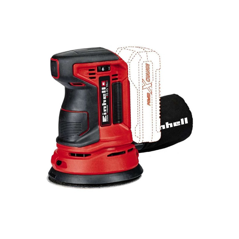 Levigatrice rotorbitale einhell te-rs 18 li solo power x-change