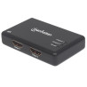 Splitter hdmi manhattan 4k ultra hd 3d con led 2 vie
