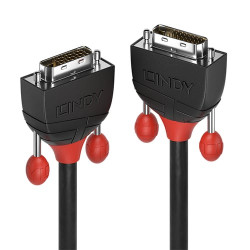 Cavo lindy dvi-d dual link black line m/m 2.00m [36252]