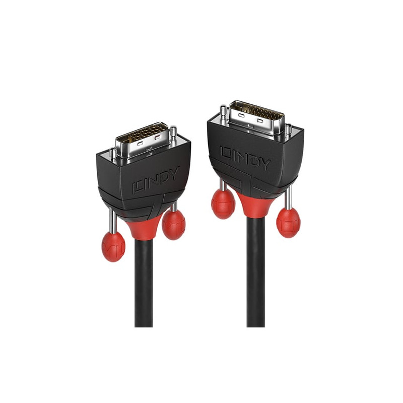 Cavo lindy dvi-d dual link black line m/m 2.00m [36252]
