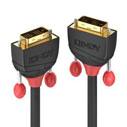 Cavo lindy dvi-d single link black line m/m 2.00m [36256]