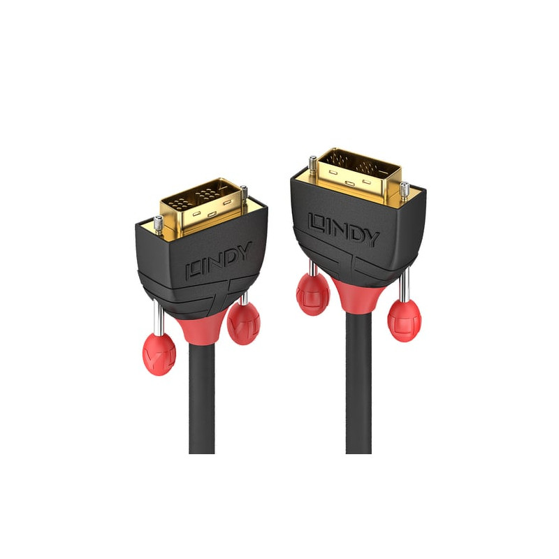Cavo lindy dvi-d single link black line m/m 2.00m [36256]