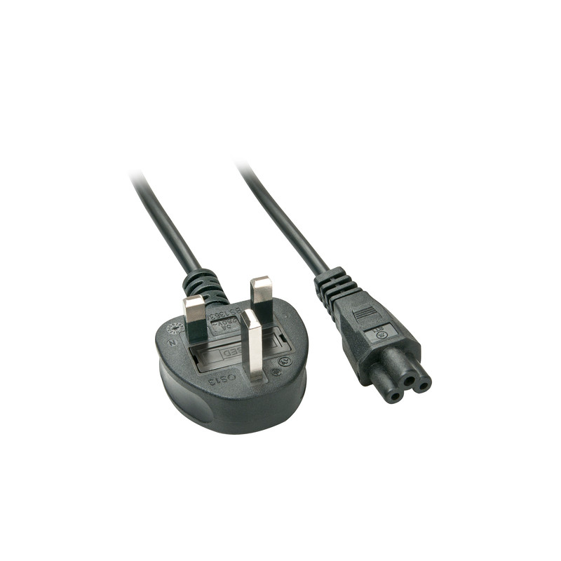 Cavo di alimentazione lindy iec 320 c5 2m [30409]