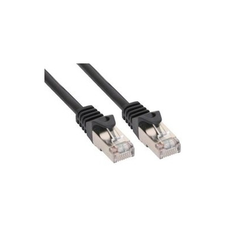 Cavo di rete patch inline, sf/utp, cat.5e, guaina pvc, cu rame, 1,5m