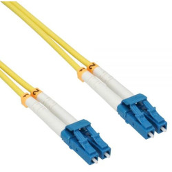 Cavo fibra ottica inline duplex lc/lc os2, 0,5m m/m giallo [88656v]