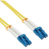 Cavo fibra ottica inline duplex lc/lc os2, 0,5m m/m giallo [88656v]