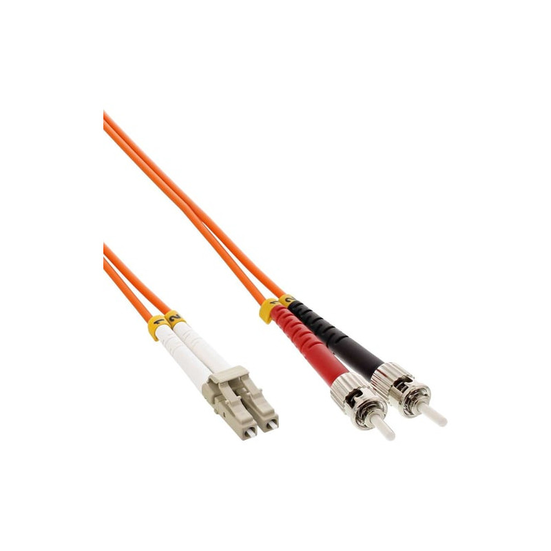Cavo fibra ottica inline duplex lc/st om2, 25m m/m arancione [88518]