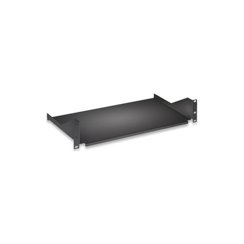 Mensola intellinet per rack 19'' 400mm 2u 2 punti nero