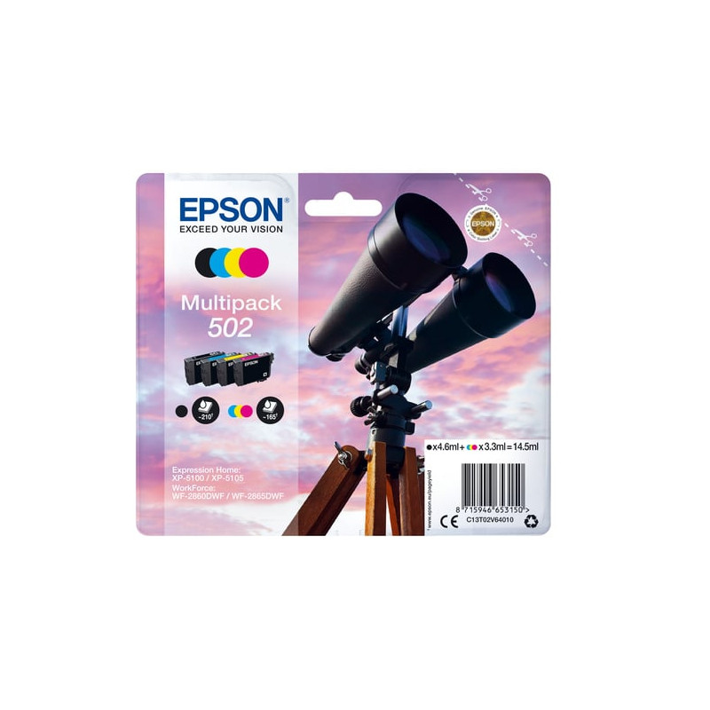 Cartuccia epson c13t02v64010 502 multipack [c13t02v64010]