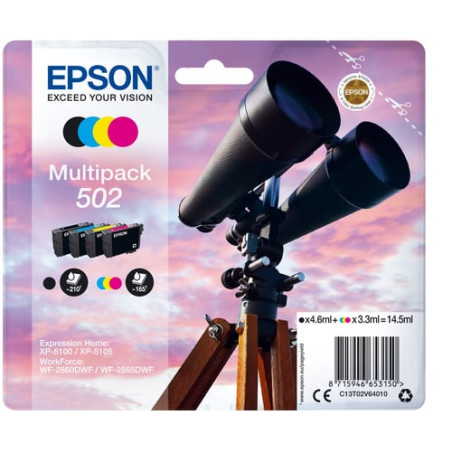 Cartuccia epson c13t02v64010 502 multipack [c13t02v64010]