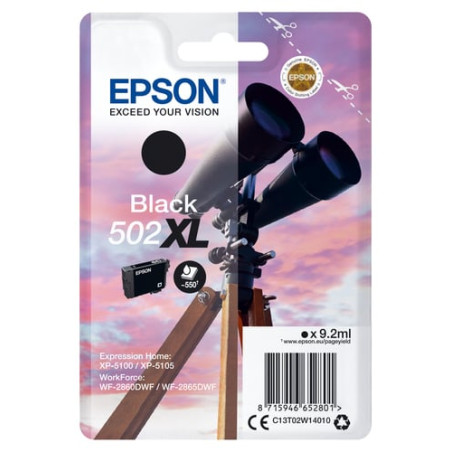 Cartuccia epson c13t02w14010 502xl nero [c13t02w14010]