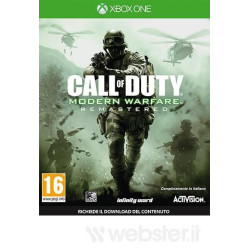 Videogioco xbox one activision call of duty modern warfare remastered