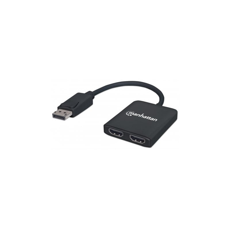 Splitter hub manhattan displayport a 2 porte hdmi con mst