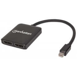 Splitter hub manhattan mini displayport a 2 porte displayport con